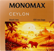 Чай черный цейлонский мелкий Monomax к/у 100х2г