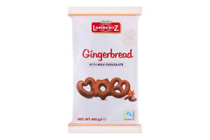 Пряники в молочном шоколаде Lambertz м/у 400г