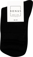 Шкарпетки жіночі чорні класичні р.23-25 3541 Bonus
