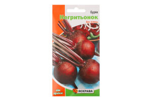 Насіння Буряк столовий Негретьонок 3г Яскрава