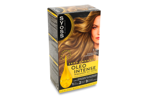 Крем-краска для волос безаммиачная формула обогащена маслом Oleo Intense №7-10 Syoss 1шт