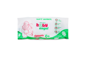 Салфетки влажные ежедневные Baby angel Snow wipes 120шт