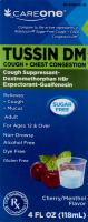 CareOne Tussin DM Cough + Chest Congestion Cherry/Menthol