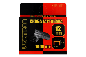 Скоби професійні тип J 12мм 1000шт Вектрон
