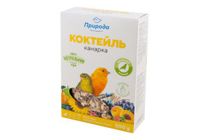 Корм д/декоративних птахів Коктейль Канарка 500г Природа