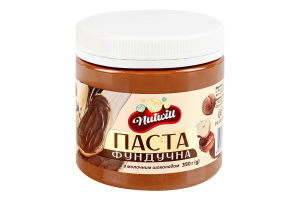 Паста фундучна з молочним шоколадом Nutwill п/б 350г