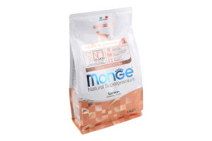 Корм сухий повнораціонний для котів з лососем Adult Natural superpremium Monge м/у 1.5кг