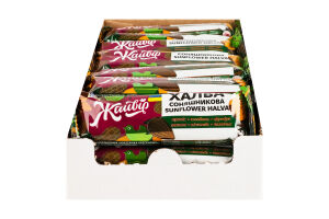 Халва подсолнечная Арахис + миндаль + фундук Ореховый микс Жайвір м/у 58г