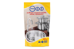 Засіб д/чищення посуду кахля сантехніки 500г д/п Ефф