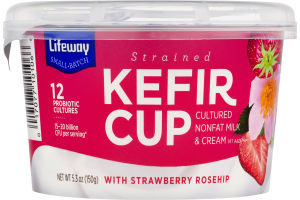 Lifeway Strained Kefir Cup with Strawberry Rosehip
