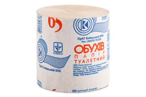 Бумага туалетная 65м Обухів 1шт