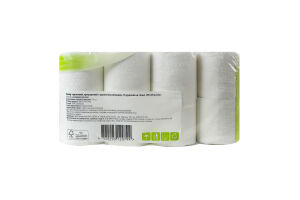 Папір туалетний 3-х шаровий з ароматом ромашки Fine Life 16шт