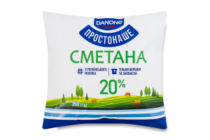 Сметана 20% Простонаше м/у 350г