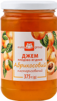 Джем Єврогруп 375 г скл. Абрикосовий