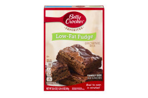 Betty Crocker 13 x 9 Family Size Brownie Mix Low-Fat Fudge