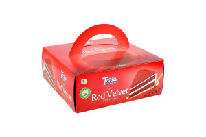 Торт бісквітний з крем-сиром Red velvet Tarta к/у 450г