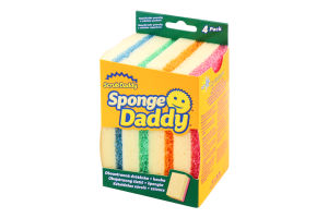 Губка кухонна Sponge Daddy 4шт Scrub Daddy