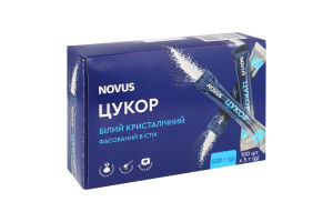 Цукор білий порц. І кат. Novus 0,5 кг