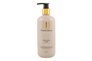 Мило д/тіла та рук French Charm Bergamot&cashmere wood парфумоване 400мл з дозатором Liora