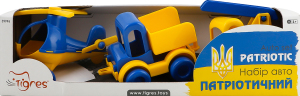 Набір ігровий Tigres Kid cars патріотичний 3шт