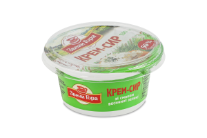 Крем-сыр 50% со вкусом весенней зелени Звени Гора ст 130г