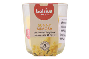 Свічка в склі Мімоза Bolsius 8*7,3см