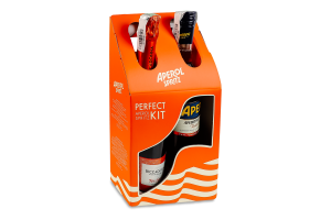 Набор аперитив 0.7л 11% Aperol + вино игристое 0.75л 11.5% белое сухое For Spritz Riccadonna к/у 2шт