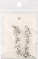 Сережки-гвіздки сірий метал в асортименті FHF25514EH542