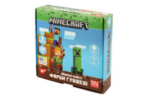 Фарби гуашеві Minecraft 9кольорів 20мл Yes