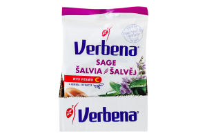 Конфеты мягкие с шалфеем и витамином C Verbena м/у 60г