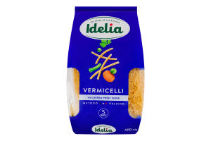 Изделия макаронные группа А класс экстра Вермишель Idelia м/у 400г