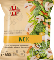 Суміш овочево-грибна швидкозаморожена Wok Highberry м/у 400г