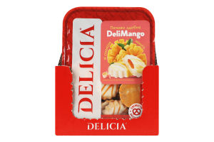 Печенье сдобное со вкусом манго DeliMango Delicia лоток 0.18кг