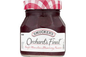 Smucker's Orchard's Finest Pacific Mountain Strawberry Preserves