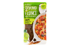 Соус с кокосовым молоком и кафир-лаймом Карри Pripravka д/п 140г