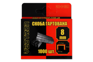 Скоба д/степлера тип 53 8мм 1000шт Вектрон