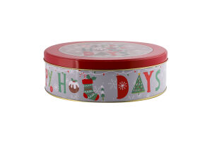 Коробка Щасливих свят металева 19,8*6,2см 985702