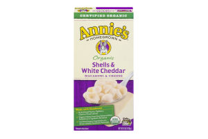 Annie's Homegrown Organic Macaroni & Cheese Shells & White Cheddar