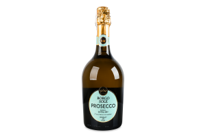 Вино ігристе 0.75л 11% біле екстра сухе виноградне натуральне DOC Prosecco Borgo Sole пл