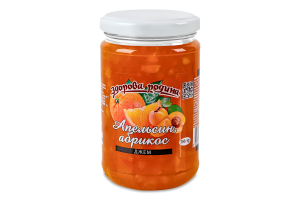 Джем Апельсин-абрикос Здорова родина с/б 350г