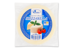 Сир 45% розсільний Моцарела Самбір в/у 200г