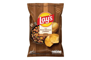 Чипси картопляні М'ясна пательня з грибами Lay's м/у 120г