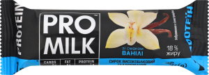 Сирок глазурований 18% високобілковий зі смаком ванілі Протеїн Pro Milk м/у 36г