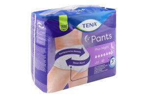 Підгузки-трусики д/дорослих Plus Night р.L 12шт Tena