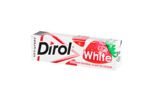 Гумка жувальна без цукру з підсолоджувачами Полунична галявина White Dirol м/у 14г