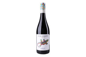 Вино 0.75л 12.5% красное сухое Merlot Don Simon бут