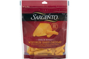 Sargento Snack Bites Wisconsin Sharp Cheddar