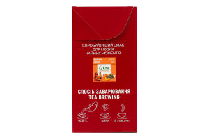 Чай черный байховый ароматизированный с добавлением растительного сырья Вишневый брауни Tea Moments к/у 20х1.8г