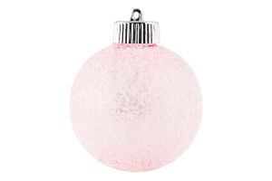 Прикраса ялинкова Рожеве сяйво 8см 833967