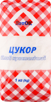 Цукор білий кристалічний ЛотОК м/у 1кг